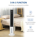 HOMCOM Portable Air Cooler 42" - White