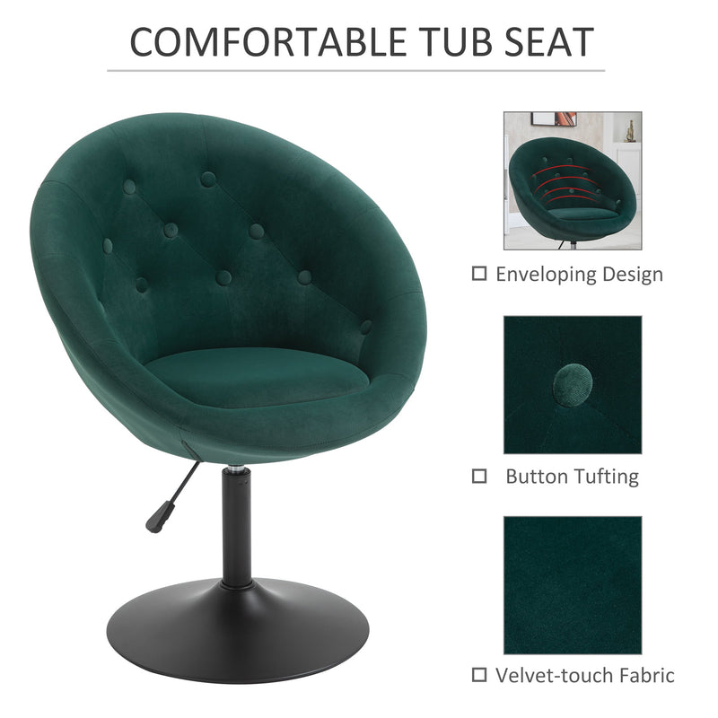 HOMCOM Accent Chair - Green