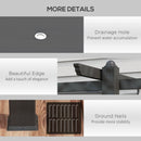 Outsunny 4 x 3(m) Aluminium Pergola Gazebo Garden Shelter w/ Retractable Roof