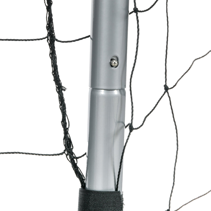 SPORTNOW 8ft x 5ft Football Goal, Simple Set Up Football Training Net