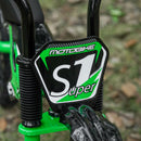 Kids Balance Bike 12" with Motorbike Look - Green