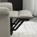 HOMCOM Power Lift Chair, PU Leather Electric Recliner with Side Pocket, Grey