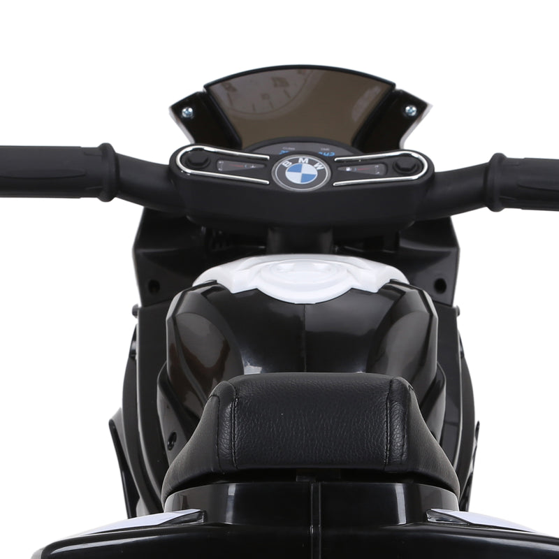 HOMCOM Kids Black Electric Ride on Motorcycle BMW S1000RR with Headlights Music