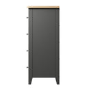 Malmesbury Grey Chest of Drawers 2 Over 3 80 x 40 x 95 cm
