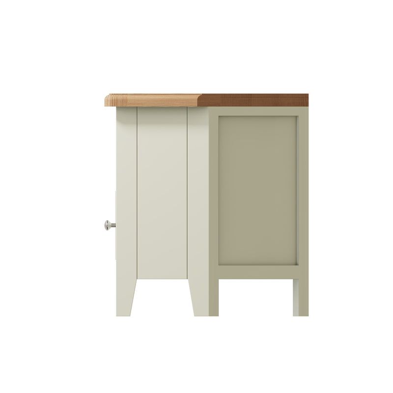 Salisbury Pure White Corner TV Unit 90 x 44 x 48 cm
