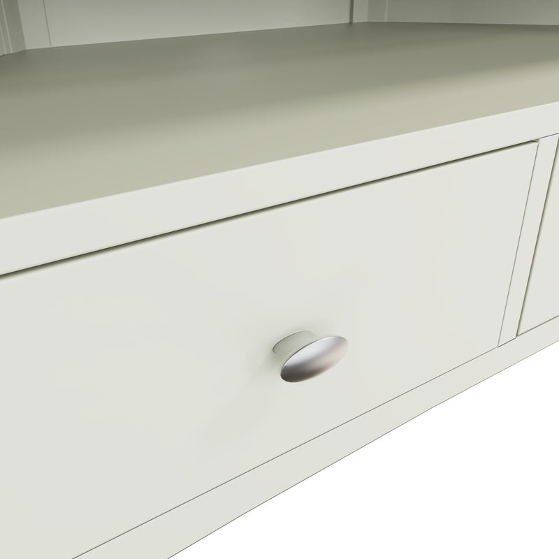 Salisbury Pure White Corner TV Unit 90 x 44 x 48 cm