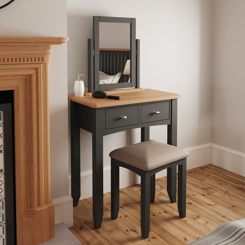 Malmesbury Grey Dressing Table 72 x 40 x 80 cm