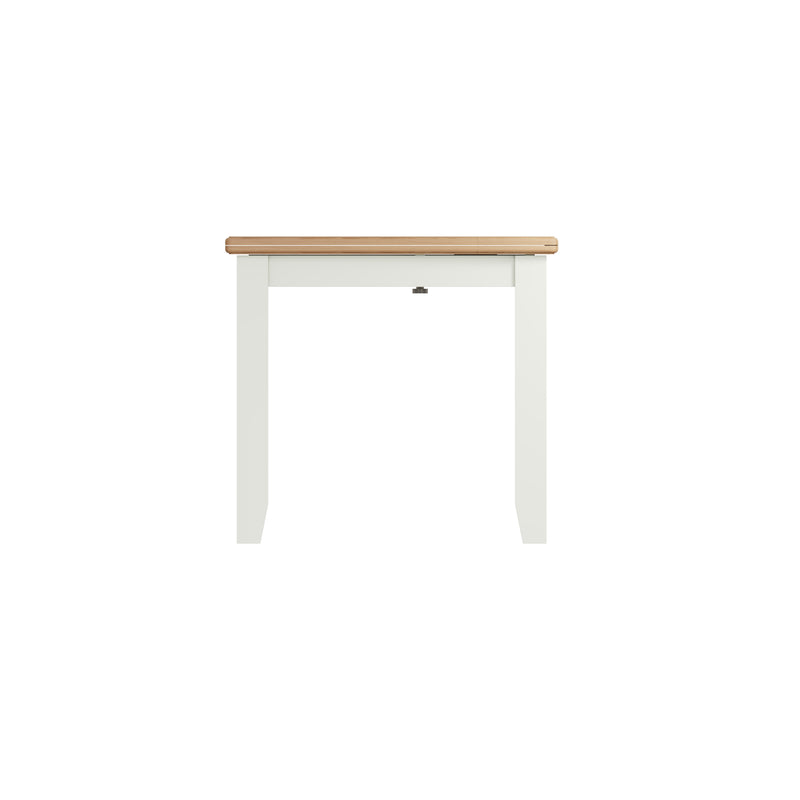 Salisbury Pure White Flip-Top Table 85 x 85 x 78 cm