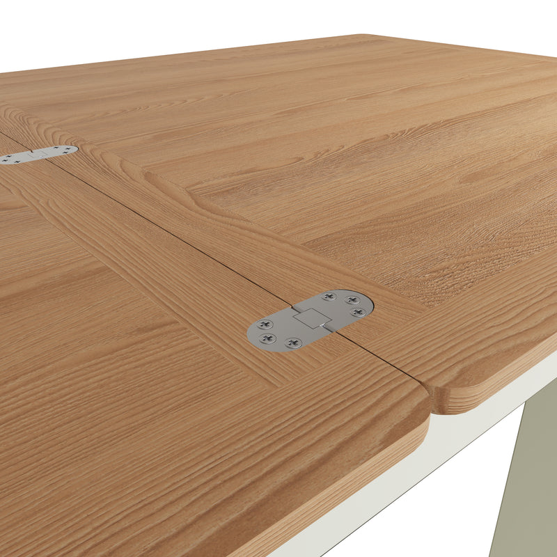 Salisbury Pure White Flip-Top Table 85 x 85 x 78 cm