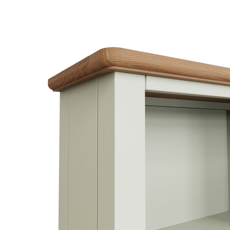 Salisbury Pure White Bookcase Large 60 x 25 x 180 cm