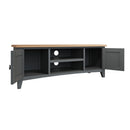 Malmesbury Grey TV Unit Large 120 x 38 x 45 cm