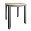 Malmesbury Grey Fixed Top Table 75 x 75 x 78 cm