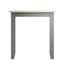 Malmesbury Grey Fixed Top Table 75 x 75 x 78 cm