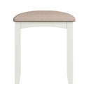 Salisbury Pure White Stool 42 x 35 x 48 cm