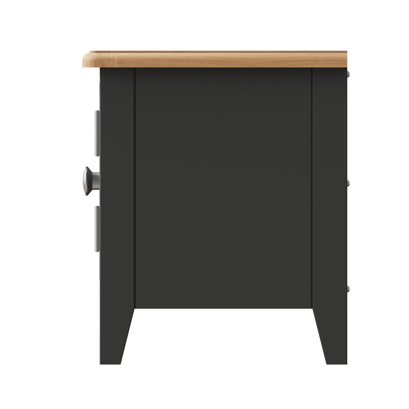 Malmesbury Grey TV Unit 90 x 38 x 45 cm