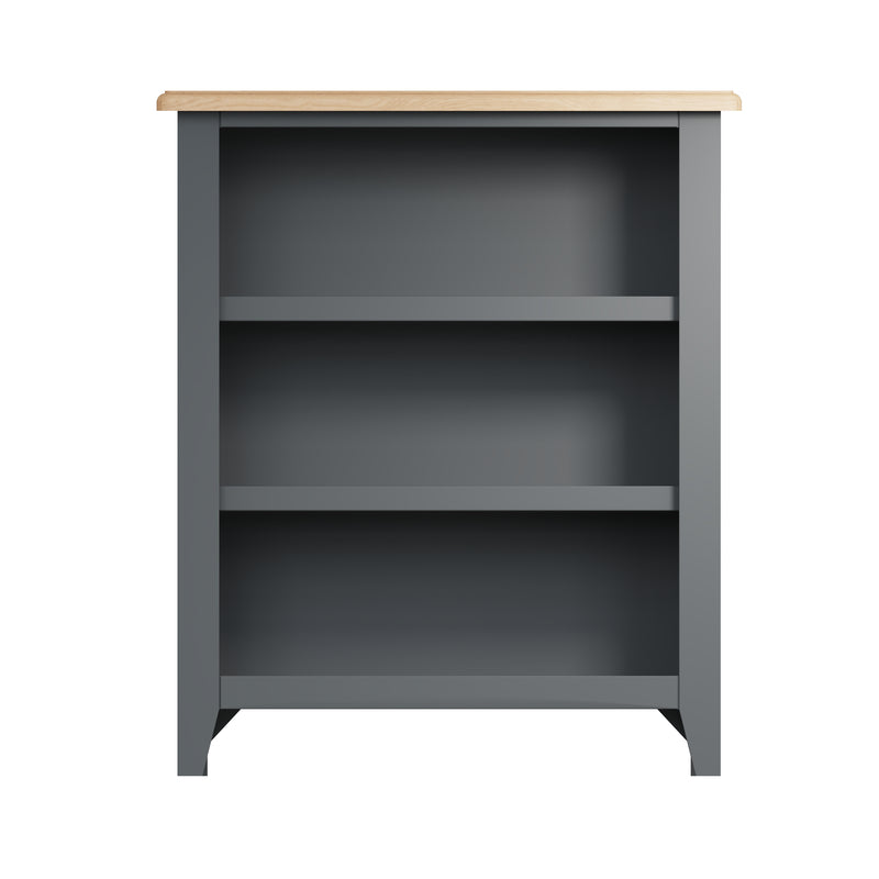 Malmesbury Grey Bookcase Small Wide 70 x 22 x 82 cm