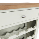 Salisbury Pure White Wine Cabinet 55 x 30 x 80 cm