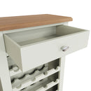 Salisbury Pure White Wine Cabinet 55 x 30 x 80 cm