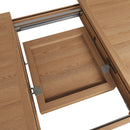 Shrewsbury Light Oak Extending Table 1.2m-1.6m 120/160 x 75 x 78 cm