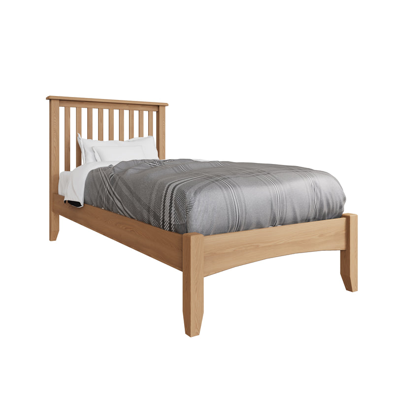 Shrewsbury Light Oak Bed 3' Single 103 x 204 x 110 cm