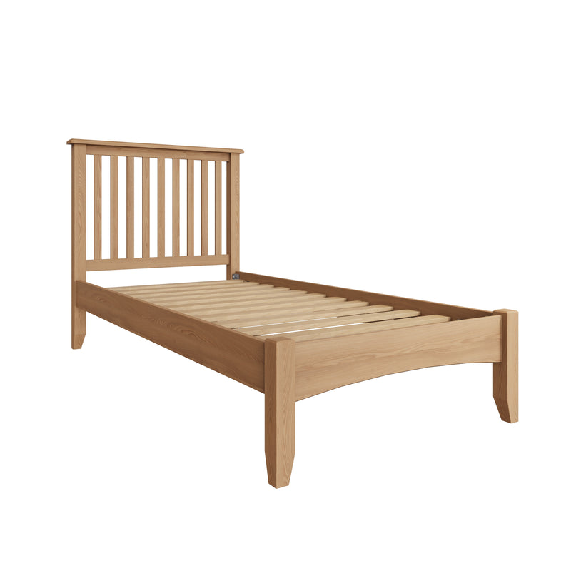 Shrewsbury Light Oak Bed 3' Single 103 x 204 x 110 cm