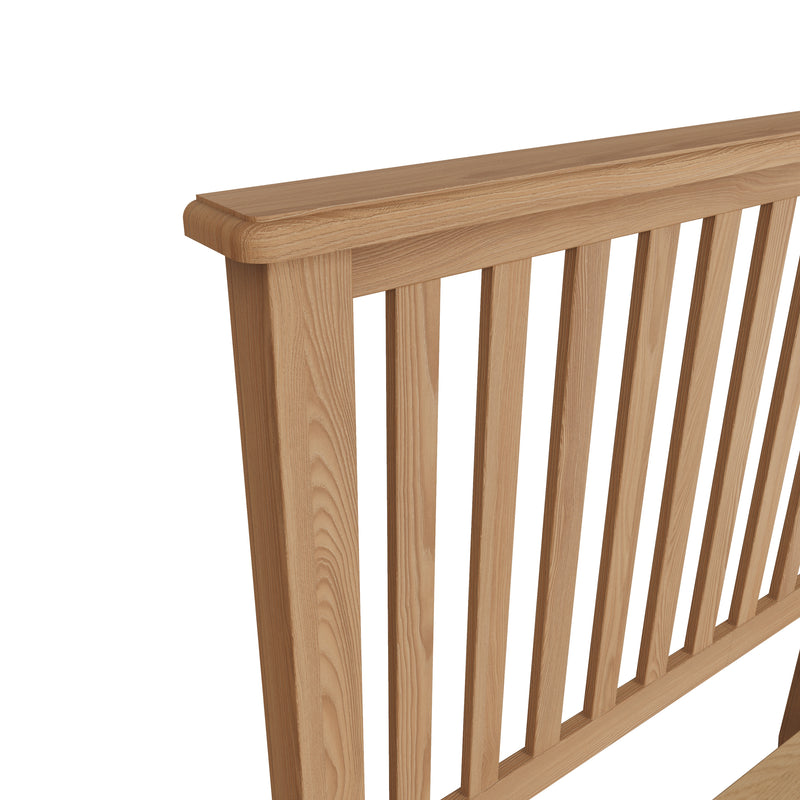 Shrewsbury Light Oak Bed 3' Single 103 x 204 x 110 cm