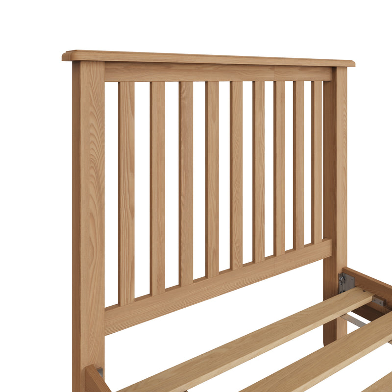 Shrewsbury Light Oak Bed 3' Single 103 x 204 x 110 cm