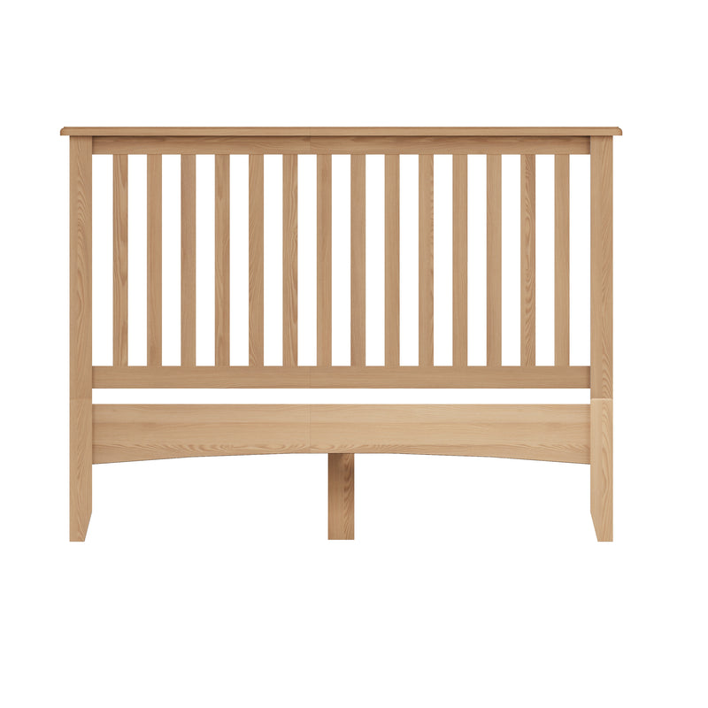 Shrewsbury Light Oak Bed 4'6" Double 150 x 204 x 110 cm