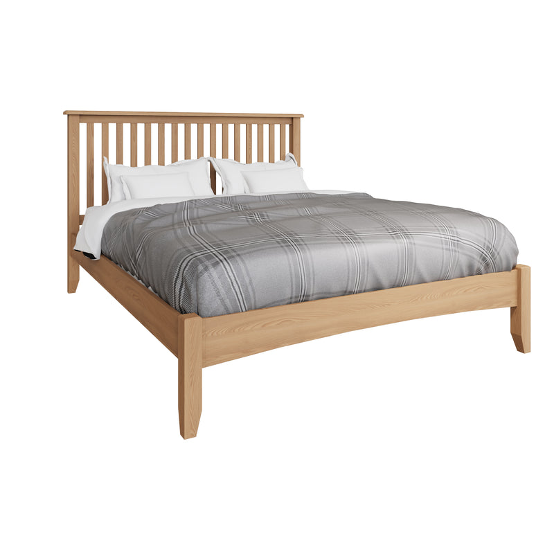 Shrewsbury Light Oak Bed 5' King 166 x 214 x 110 cm