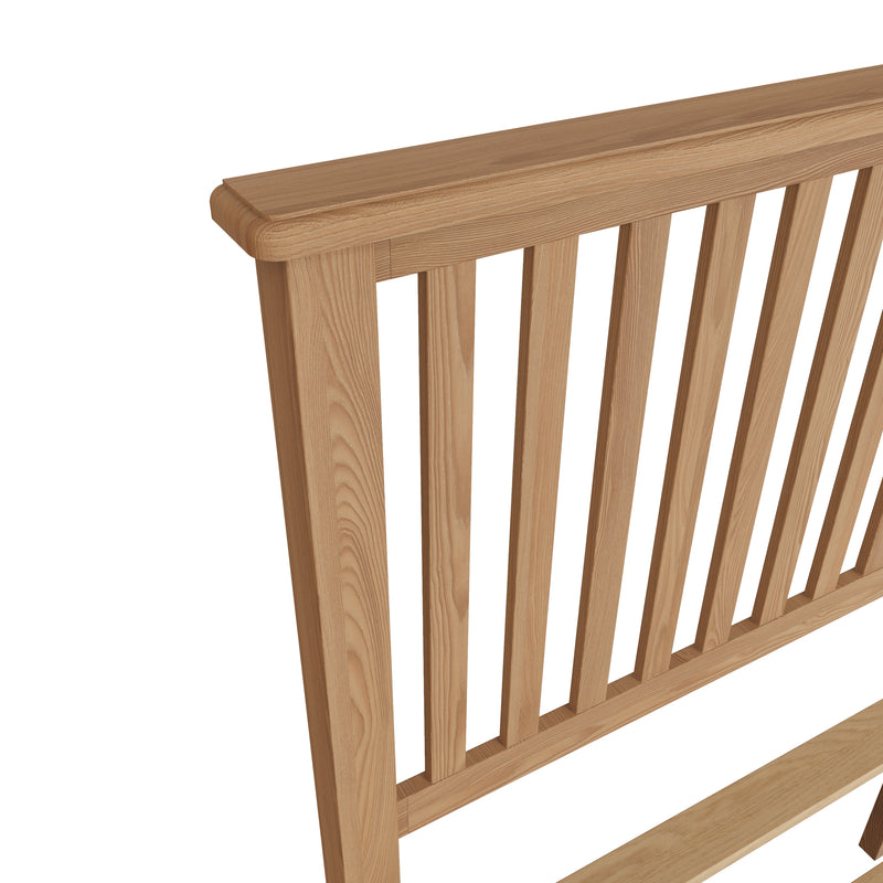 Shrewsbury Light Oak Bed 5' King 166 x 214 x 110 cm