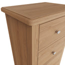 Shrewsbury Light Oak Chest of 5 Drawers - Narrow 50 x 36 x 115 cm
