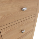 Shrewsbury Light Oak Chest of 5 Drawers - Narrow 50 x 36 x 115 cm