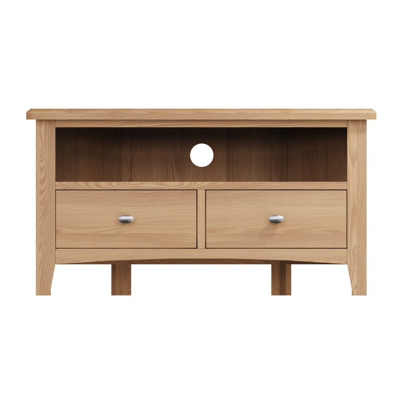 Shrewsbury Light Oak Corner TV Unit 90 x 44 x 48 cm