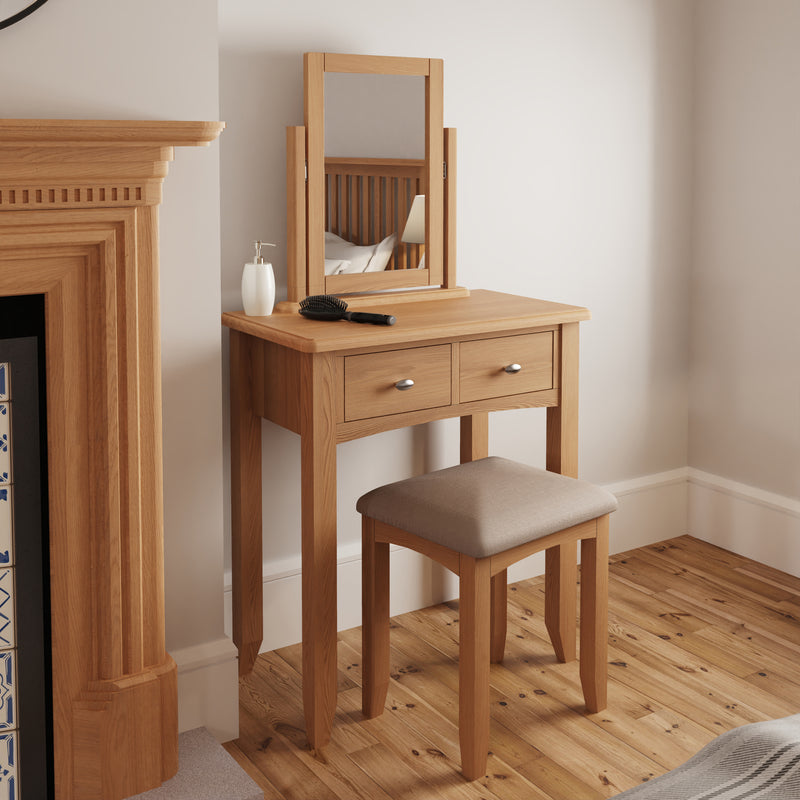 Shrewsbury Light Oak Dressing Table 72 x 40 x 80 cm