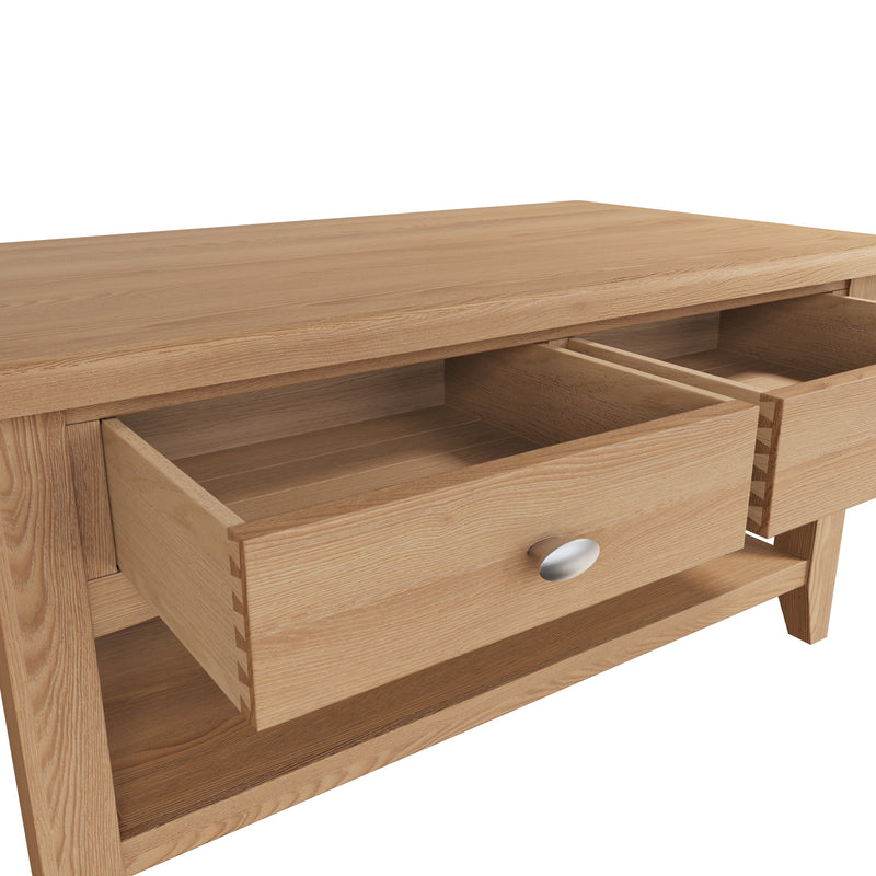 Shrewsbury Light Oak Large Coffee Table 90 x 50 x 45 cm