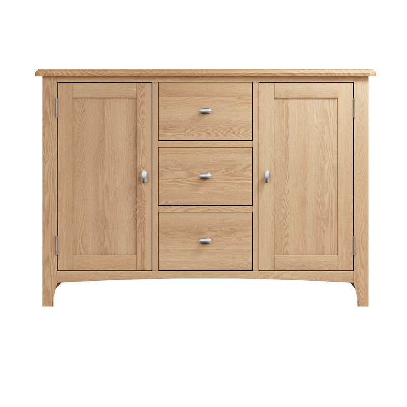 Shrewsbury Light Oak Large Sideboard 115 x 34 x 80 cm