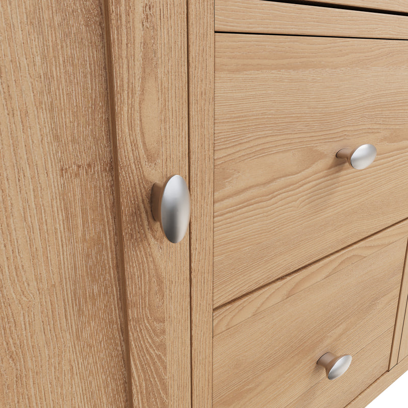 Shrewsbury Light Oak Large Sideboard 115 x 34 x 80 cm