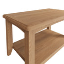 Shrewsbury Light Oak Coffee Table Small 80 x 45 x 45 cm