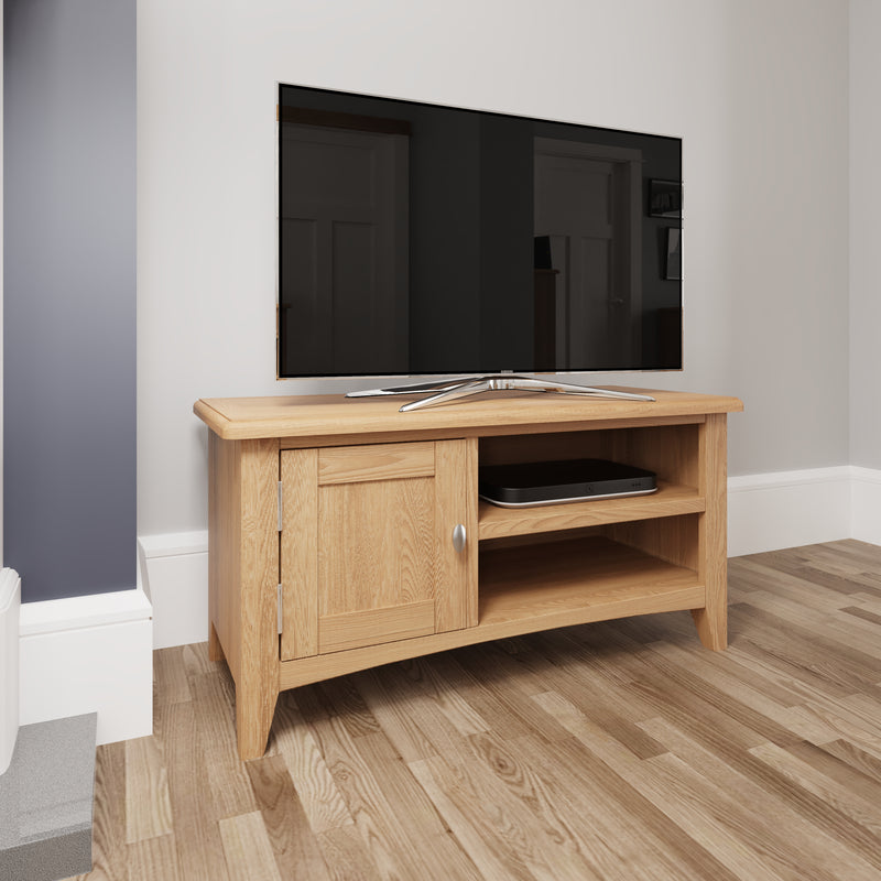 Shrewsbury Light Oak TV Unit 90 x 38 x 45 cm