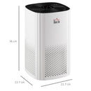 HOMCOM Air Purifier - White