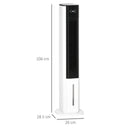 HOMCOM Portable Air Cooler 42" - White