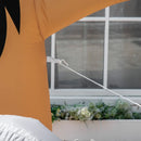 Halloween Inflatable Ghost Tree with White Ghost and Tombstone 8'