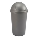Plastic Bullet Bin Silver 30L