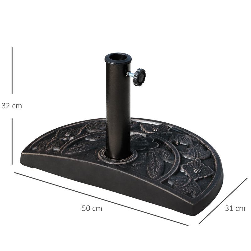 Outsunny Antique Bronze Umbrella Base