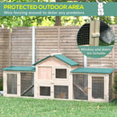 PawHut- Deluxe Rabbit Hutch