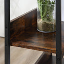 HOMCOM Vintage Computer Desk with Shelves 120cm - Black