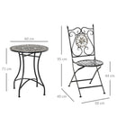 Outsunny Garden Coffee Set- Mosaic