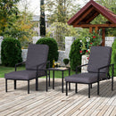 Outsunny Lounge Chair Set -