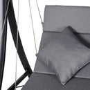 Outsunny 3 Seater Swing Bench - Grey