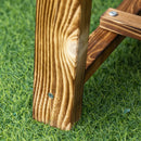 Outsunny Garden Stool -  Carbonised